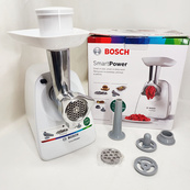 М'ясорубка Bosch SmartPower MFW2520W. Зображення №2