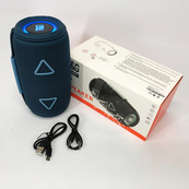 Bluetooth-колонка TG657 з RGB підсвічуванням 1500 mAh, музичні стовпчики для вулиці. Колір: синій. Зображення №2