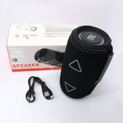 Bluetooth-колонка TG657 з RGB підсвічуванням 1500 mAh, Bluetooth колонка для гарної музики. Колір: чорний. Зображення №4