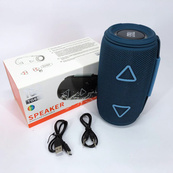 Bluetooth-колонка TG657 з RGB підсвічуванням 1500 mAh, музичні стовпчики для вулиці. Колір: синій. Зображення №7