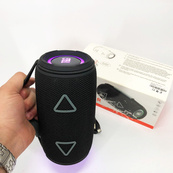 Bluetooth-колонка TG657 з RGB підсвічуванням 1500 mAh, Bluetooth колонка для гарної музики. Колір: чорний. Зображення №10