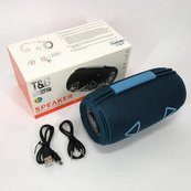 Bluetooth-колонка TG657 з RGB підсвічуванням 1500 mAh, музичні стовпчики для вулиці. Колір: синій. Зображення №9