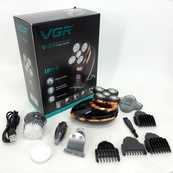 Электробритва VGR V-316, триммер для усов и бороды, аккумуляторная мужская бритва, триммер беспроводной. Изображение №2