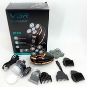 Электробритва VGR V-316, триммер для усов и бороды, аккумуляторная мужская бритва, триммер беспроводной. Изображение №14