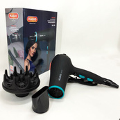 Фен Magio MG-169, мощный универсальный фен, воздушный стайлер для волос, фен с ионизацией. Изображение №6