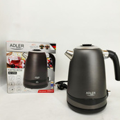 Чайник металевий Adler AD 1295 1.7л 1850Вт електричний з терморегулятором 40-100 ° С Gray. Зображення №4