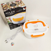 Ланч бокс з підігрівом Adler AD 4474 1.1л Orange. Зображення №5 Ланч бокс з підігрівом Adler AD 4474 1.1л Orange. Зображення №5