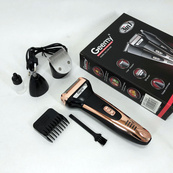 Тример універсальний GEMEI GM-598, професійна електробритва, бритва для бороди. Колір: золотий. Зображення №2