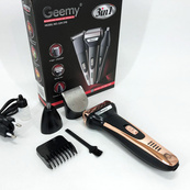 Тример універсальний GEMEI GM-598, професійна електробритва, бритва для бороди. Колір: золотий. Зображення №8