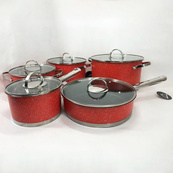 Набір посуду 10 предметів ASTRA A-2510, набір каструль з антипригарним покриттям, гарні каструлі. Зображення №8 Набір посуду 10 предметів ASTRA A-2510, набір каструль з антипригарним покриттям, гарні каструлі. Зображення №8