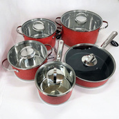 Набір посуду 10 предметів ASTRA A-2510, набір каструль з антипригарним покриттям, гарні каструлі. Зображення №9 Набір посуду 10 предметів ASTRA A-2510, набір каструль з антипригарним покриттям, гарні каструлі. Зображення №9