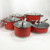 Набір посуду 10 предметів ASTRA A-2510, набір каструль з антипригарним покриттям, гарні каструлі. Зображення №10 Набір посуду 10 предметів ASTRA A-2510, набір каструль з антипригарним покриттям, гарні каструлі. Зображення №10