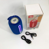 Портативна Bluetooth-колонка TG653 USB з ремінцем, Бездротова колонка портативна потужна. Колір: синій. Зображення №3 Портативна Bluetooth-колонка TG653 USB з ремінцем, Бездротова колонка портативна потужна. Колір: синій. Зображення №3