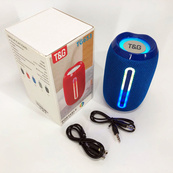 Портативна Bluetooth-колонка TG653 USB з ремінцем, Бездротова колонка портативна потужна. Колір: синій. Зображення №7 Портативна Bluetooth-колонка TG653 USB з ремінцем, Бездротова колонка портативна потужна. Колір: синій. Зображення №7
