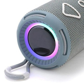 Bluetooth колонка портативна TG656 FM-радіо, Гучна блютуз колонка, Колонка для вечірки. Колір: сірий. Зображення №4