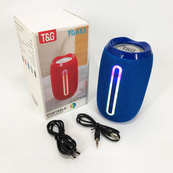 Портативна Bluetooth-колонка TG653 USB з ремінцем, Бездротова колонка портативна потужна. Колір: синій. Зображення №9 Портативна Bluetooth-колонка TG653 USB з ремінцем, Бездротова колонка портативна потужна. Колір: синій. Зображення №9