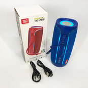 Портативна колонка Bluetooth з LED підсвічуванням TG288 бездротова колонка портативна потужна. Колір: синій. Зображення №6