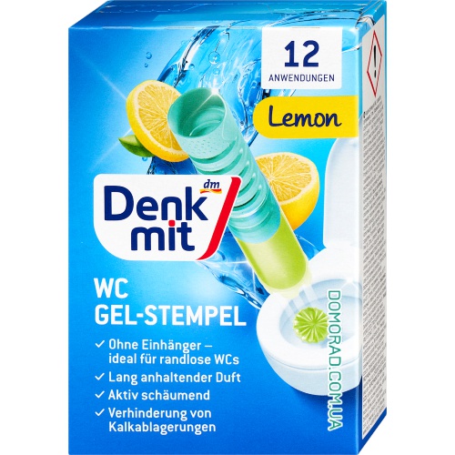 Denkmit Штамп-гель для унітазу LEMON NEW 75ml Denkmit Штамп-гель для унітазу LEMON NEW 75ml