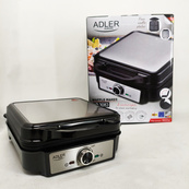 Електрична вафельниця Adler AD 3083 з антипригарним покриттям, регулюванням температури та 1800Вт. Зображення №2