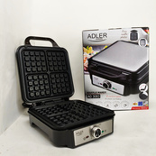 Електрична вафельниця Adler AD 3083 з антипригарним покриттям, регулюванням температури та 1800Вт. Зображення №5