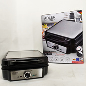 Електрична вафельниця Adler AD 3083 з антипригарним покриттям, регулюванням температури та 1800Вт. Зображення №6