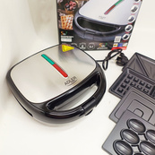 Сендвичница вафельница гриль орешница 5в1 Adler AD 3040 1200Вт. Изображение №4