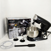 Кухонный комбайн ADLER AD 4226B POLAND 1200W 3L тестомес миксер планетарный. Изображение №6 Кухонный комбайн ADLER AD 4226B POLAND 1200W 3L тестомес миксер планетарный. Изображение №6