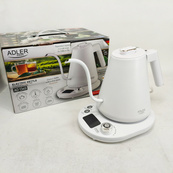 Электрочайник Adler AD 1349 1Л 900Вт Gooseneck с точным контролем температуры White. Изображение №6