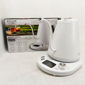 Электрочайник Adler AD 1349 1Л 900Вт Gooseneck с точным контролем температуры White. Изображение №9