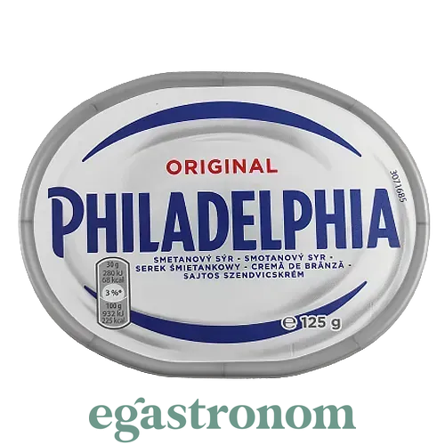 Крем-сир Філадельфія Philadelphia 125g 12шт/ящ Крем-сир Філадельфія Philadelphia 125g 12шт/ящ