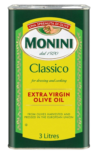 Оливкова олія Monini Extra Virgin Classico 3 л Оригінал, Італія Оливкова олія Monini Extra Virgin Classico 3 л Оригінал, Італія