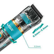 Машинка для стрижки волосся і бороди VGR V-695 з LED дисплеєм IPX7 вологозахист, Окантувальна машинка. Зображення №3