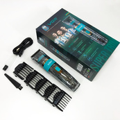 Машинка для стрижки волосся і бороди VGR V-695 з LED дисплеєм IPX7 вологозахист, Окантувальна машинка. Зображення №12