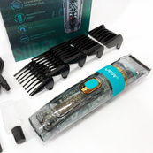 Машинка для стрижки волосся і бороди VGR V-695 з LED дисплеєм IPX7 вологозахист, Окантувальна машинка. Зображення №14