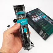 Машинка для стрижки волосся і бороди VGR V-695 з LED дисплеєм IPX7 вологозахист, Окантувальна машинка. Зображення №22