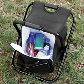 Складной стул рюкзак с сумкой холодильником для рыбалки кемпингов отдыха на природе 49х36х29см. Изображение №4 Складной стул рюкзак с сумкой холодильником для рыбалки кемпингов отдыха на природе 49х36х29см. Изображение №4