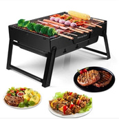 Мангал складной 36х28х20см BBQ для барбекю. Изображение №2