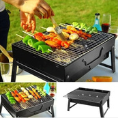 Мангал складной 36х28х20см BBQ для барбекю. Изображение №5