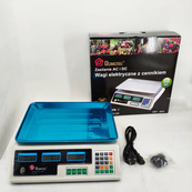 Весы торговые платформа DOMOTEC MS-228 до 50кг аккумулятор. Изображение №6