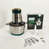 Блендер стационарный Rainberg RB-2202 измельчитель кухонный 1300W чаша металлическая на 2л чоппер. Изображение №5