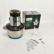 Блендер стационарный Rainberg RB-2202 измельчитель кухонный 1300W чаша металлическая на 2л чоппер. Изображение №6