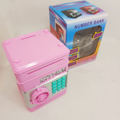 Электронная копилка сейф банкомат для детей с PIN-кодом, автоматический прием банкнот и монет Pink. Зображення №5 Электронная копилка сейф банкомат для детей с PIN-кодом, автоматический прием банкнот и монет Pink. Зображення №5