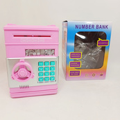 Электронная копилка сейф банкомат для детей с PIN-кодом, автоматический прием банкнот и монет Pink. Зображення №6 Электронная копилка сейф банкомат для детей с PIN-кодом, автоматический прием банкнот и монет Pink. Зображення №6