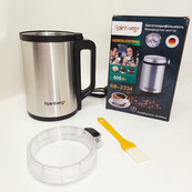 Кавомолка роторна електрична Rainberg RB-2334 потужна 600 Вт для подрібнення спецій кави круп горіхів. Зображення №2