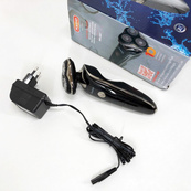 Электробритва MAGIO MG-687 3 головки, сухое/влажное бритье, высувной триммер. Изображение №8