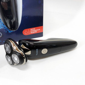 Электробритва MAGIO MG-687 3 головки, сухое/влажное бритье, высувной триммер. Изображение №14