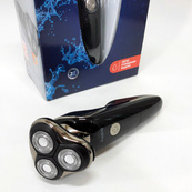 Электробритва MAGIO MG-687 3 головки, сухое/влажное бритье, высувной триммер. Изображение №16