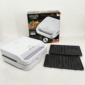 Бутербродница Adler AD 3070 2в1 1100Вт White. Изображение №2