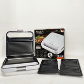 Бутербродница Adler AD 3070 2в1 1100Вт White. Изображение №3