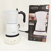 Гейзерна кавоварка електрична Camry Moka CR 4415 White. Зображення №4
